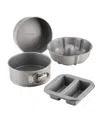 Farberware Specialty Pressure Cookware 4-pc. Bakeware Set In Silver