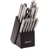Farberware Stainless Steel 15-pc. Knife Block Set In Gray