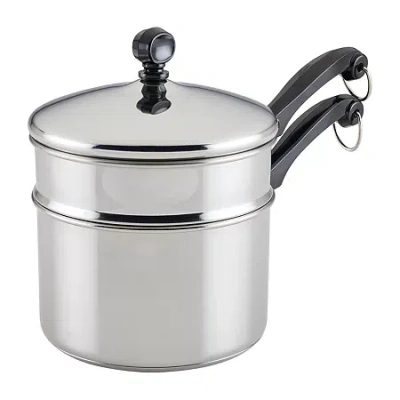 Farberware Stainless Steel 2-qt. Double Boiler In Silver