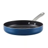 Farberware Style 11.25" Non-stick Deep Grill Pan In Blue