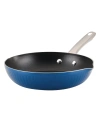Farberware Style Aluminum 10" Nonstick Frying Pan In Blue