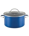 FARBERWARE STYLE ALUMINUM 6 QUART NONSTICK STOCK POT WITH LID