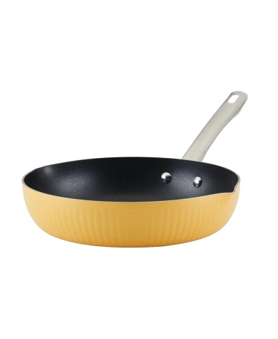 Farberware Style Aluminum Nonstick 11.25" Cookware Frying Pan In Yellow