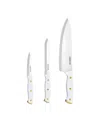 Farberware Triple Rivet 3-piece Chef Knife Set In Gold