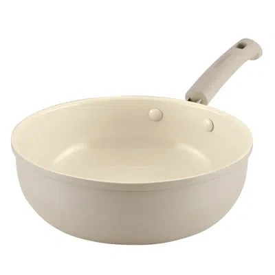 Farberware Truecook Ceramic Plus Induction Chef's Pan, 3.5-quart, Taupe In Neutral