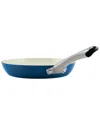 Farberware Vibrance Ceramic Nonstick Frying Pan Twin Pack In Blue