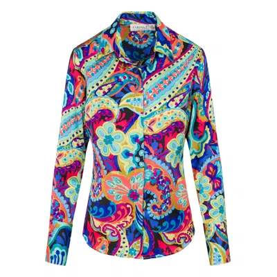 Farinaz Women's Attitude Bright Pattern In Black