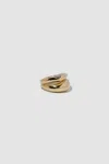 Faris Duet Ring Set In Bronze