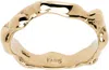 Faris Lava Band Ring In Gold