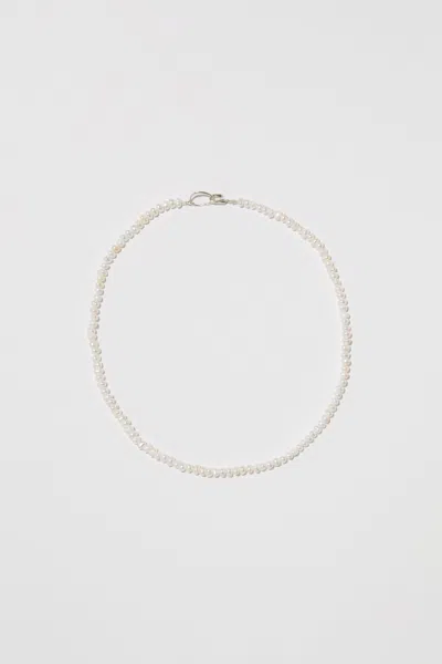 Faris Seed Necklace In White