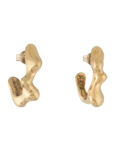 Pre-owned Faris Seep Mini Hoop Earrings In Multicolor