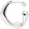 Faris Vero Perla Ear Cuff In Metallic