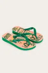 Farm Pink Temos Coco Havaianas Sandals In Pink Temos Coco