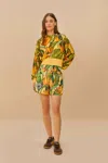 Farm Rio Adidas Birds Of Paradise Semi Spark Short