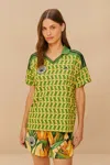 Farm Rio Active Adidas Toucanway Sweartshirt Crew Green