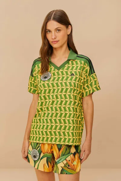 Farm Rio Active Adidas Toucanway Sweartshirt Crew Green