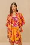 Farm Rio Active Adidas Tropical Breeze Bright Orange Short