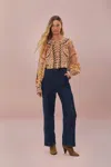 Farm Rio Beige Jaipur Blouse