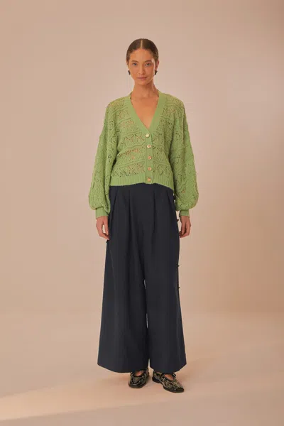 Farm Rio Black Button Pants