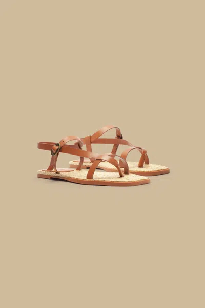 Farm Rio Active Camel Cross Strap Sandal