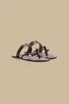 Farm Rio Active Coffee Tie Flat Sandal