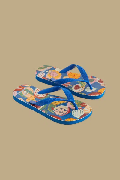 Farm Rio Active Farm Salada De Frutas Havaianas Sandals In Blue