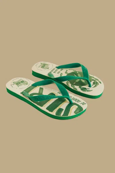 Farm Rio Farm Siri Havaianas Sandals In Green