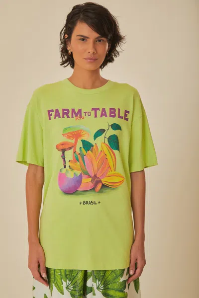 Farm Rio Active Green Farm Rio To Table Organic Cotton T-shirt