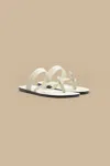 Farm Rio Active Ivory Tie Flat Sandal