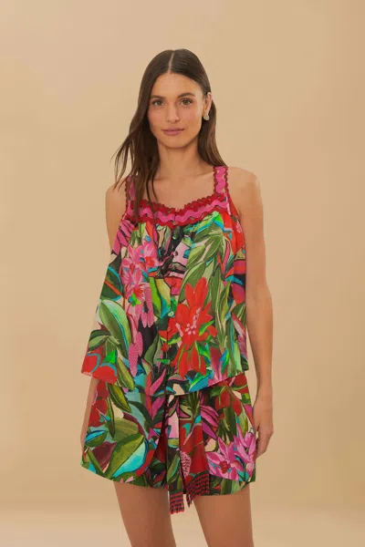 Farm Rio Active Multicolor Jardin De Reve Shorts