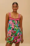 Farm Rio Active Multicolor Jardin De Reve Sleeveless Blouse