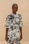 Farm Rio Active Multicolor Rio Noir T-shirt