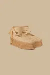 Farm Rio Natural Ballerina Espadrille Flatform Sandal
