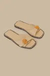 FARM RIO ACTIVE OFF-WHITE SLIDE FLAT SANDAL