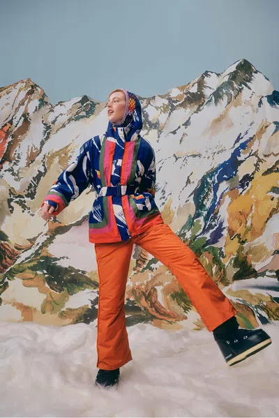 Farm Rio Active Orange Ski Pants