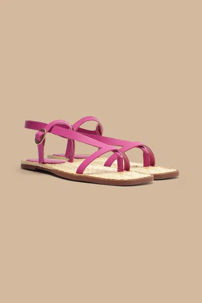 Farm Rio Active Pink Cross Strap Sandal