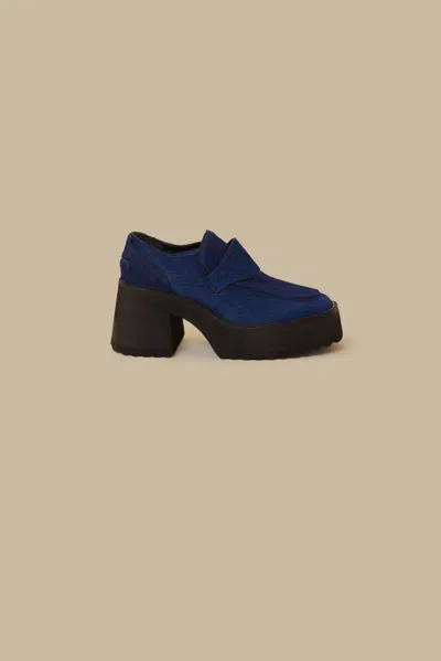 Farm Rio Active Royal Blue Platform Loafer