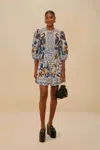 Farm Rio Sand Nature Land Organic Cotton Mini Dress