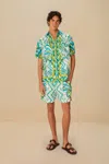 Farm Rio Active Sand Tropical Tapestry Lenzing Ecovero Euroflax Shorts