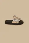 FARM RIO ACTIVE SILVER MONSTERA SLIDE