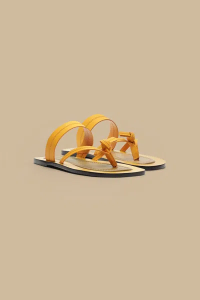 Farm Rio Active Turmeric Tie Flat Sandal