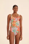 FARM RIO ADIDAS FARM SWIMSUIT PEARL CITRINE