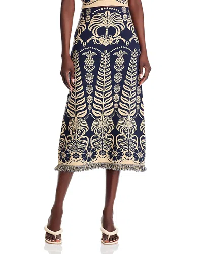 Farm Rio Ainika Tropical Splendor Midi Dress In Anika Tropical
