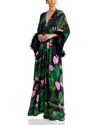 FARM RIO ANTHURIUM CAFTAN