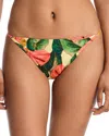 Farm Rio Anturium Basic Bikini Bottom In Green