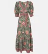 Farm Rio Arabesque Floral Maxi Dress In Multicoloured