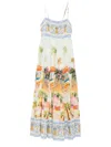 Farm Rio Aracati Maxi Dress - Women's - Viscose/cotton In Multi