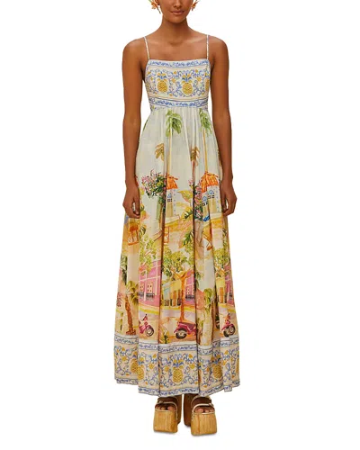 FARM RIO ARACATI MULTICOLOR MAXI DRESS