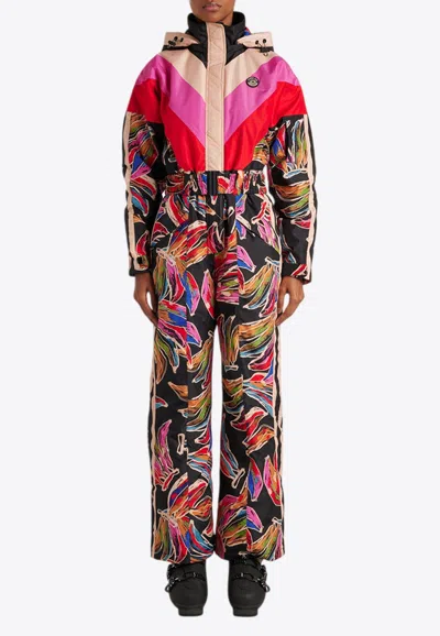 FARM RIO ARTSY BANANA SKI JUMPSUIT
