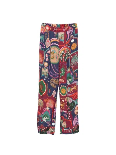 Farm Rio Astry Surreal Pant In Multi